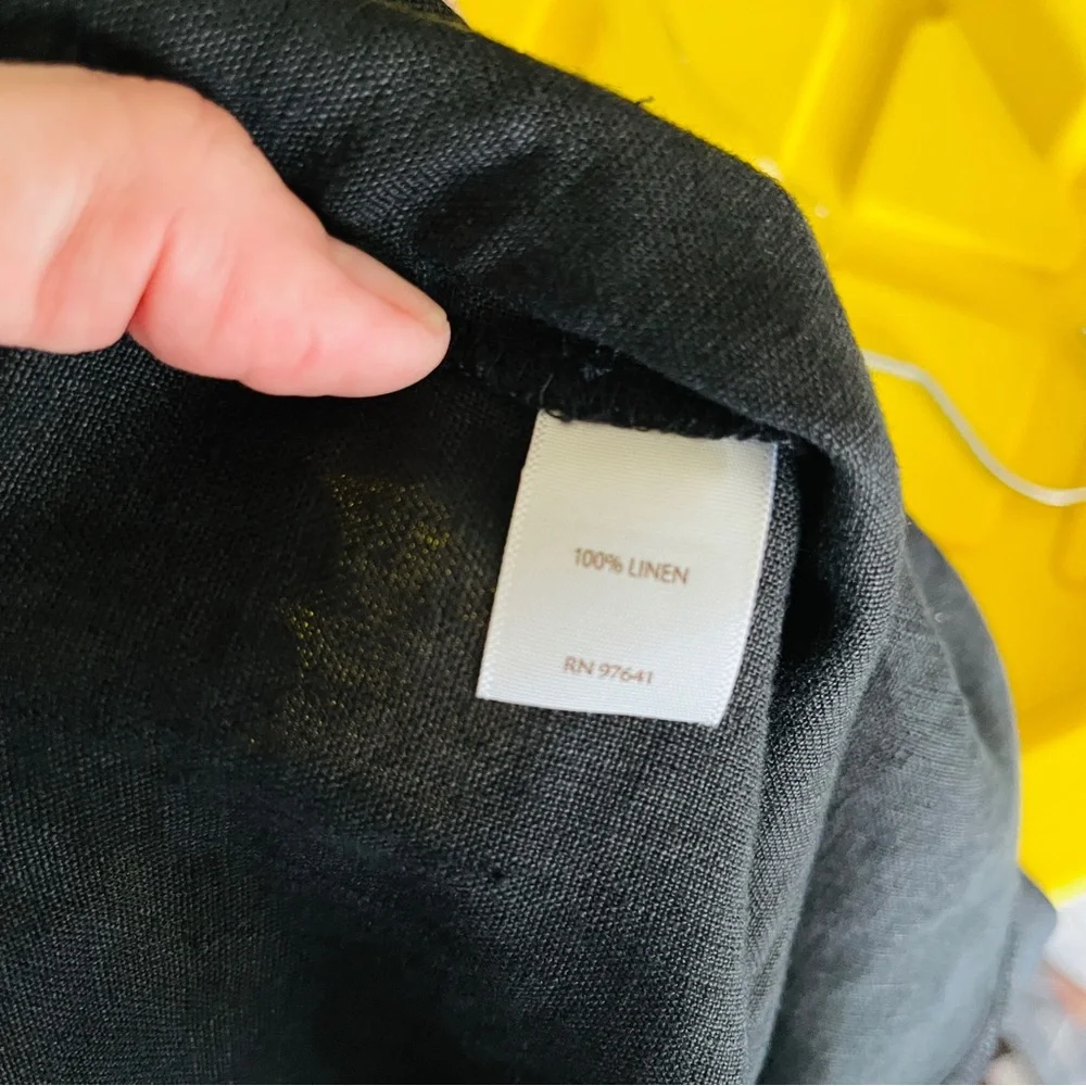 J. Jill Black Wide Leg Pants - Picture 7 of 9